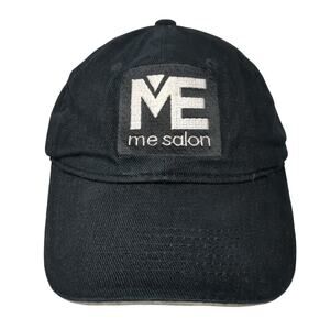 Me Salon Slideback Baseball Cap Black One Size Adjustable Embroidered GCM